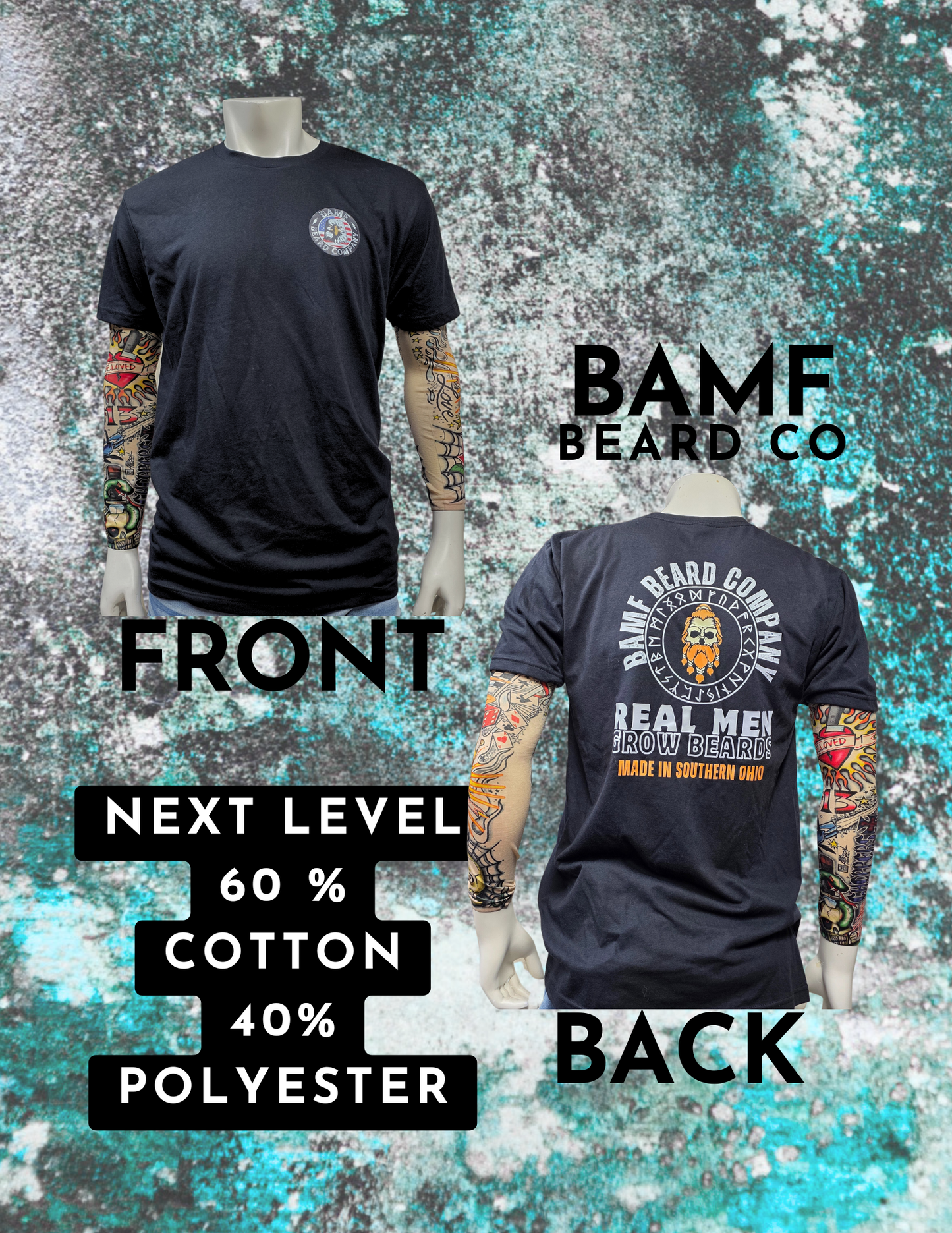 REAL MEN GROW BEARDS SHIRT