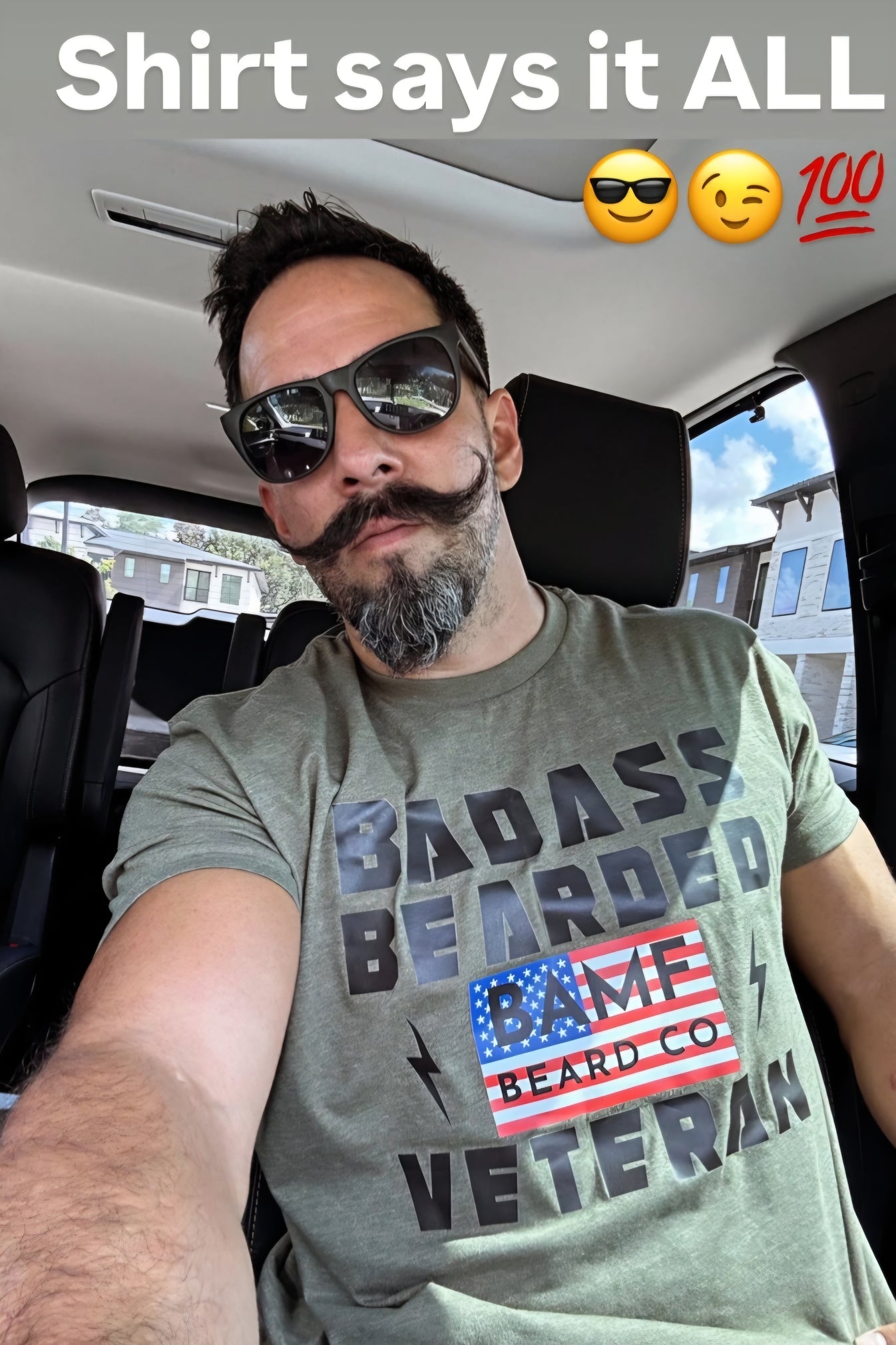 Badass Bearded Vet Shirt